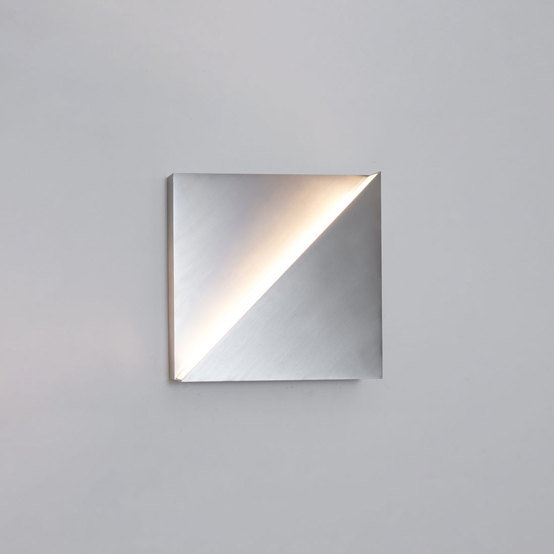 Cycladic Square Sconce Installed